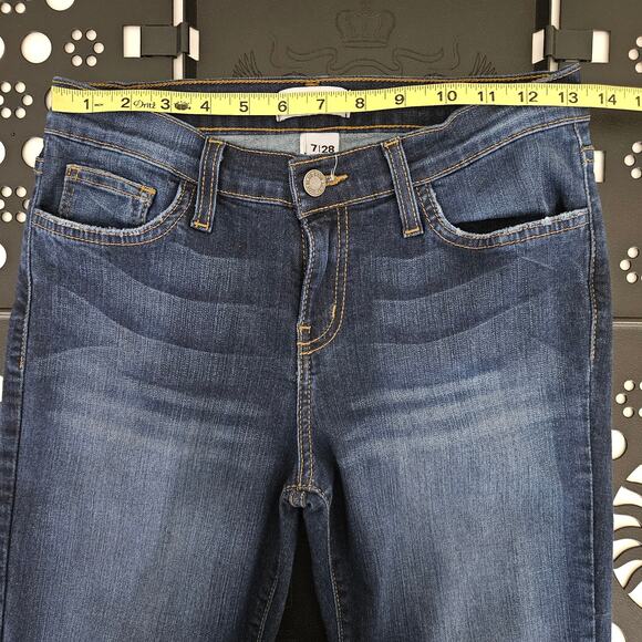 Judy Blue Skinny Mid Rise Ankle Blue Denim Jeans | Women's 7 / 28 - Picture 5 of 16